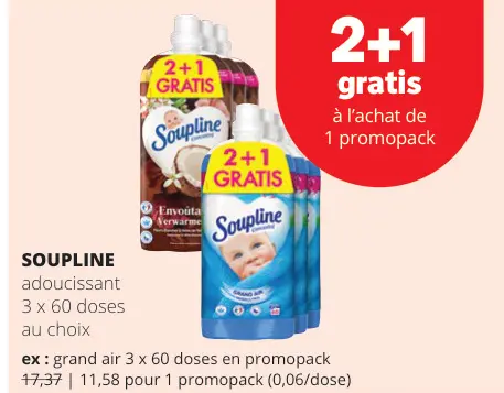 Offre: Soupline adoucissant