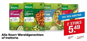 Aanbieding: Alle Knorr Wereldgerechten of trattoria