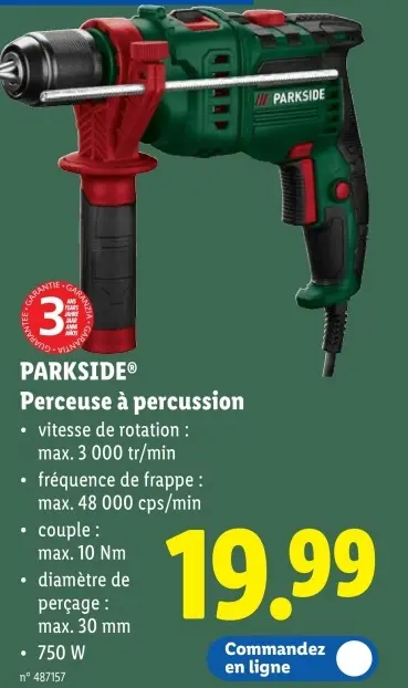 Offre: Perceuse à percussion