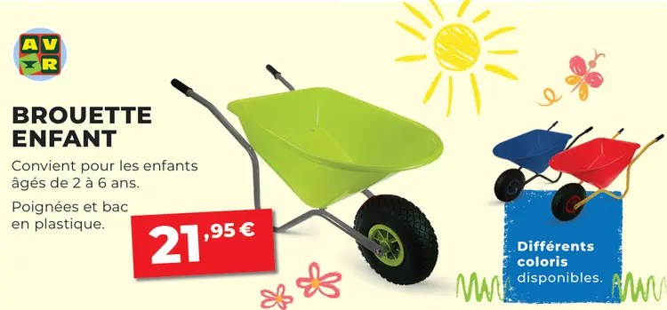 Offre: Brouette enfant