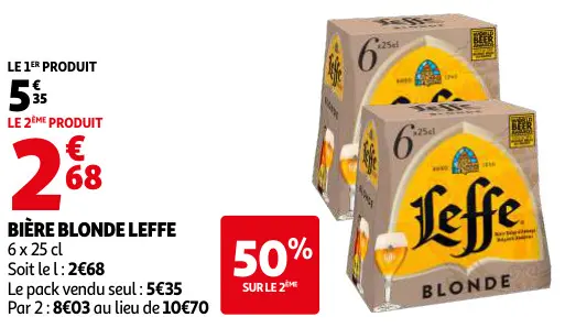 Promotie: Bière blonde