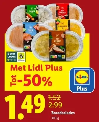 Aanbieding: Broodsalades