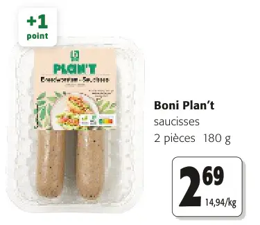 Offre: Saucisses