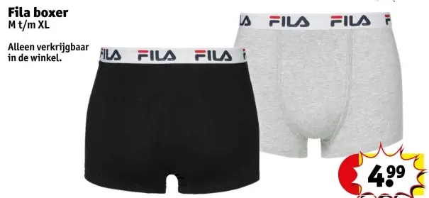 Aanbieding: Fila boxer