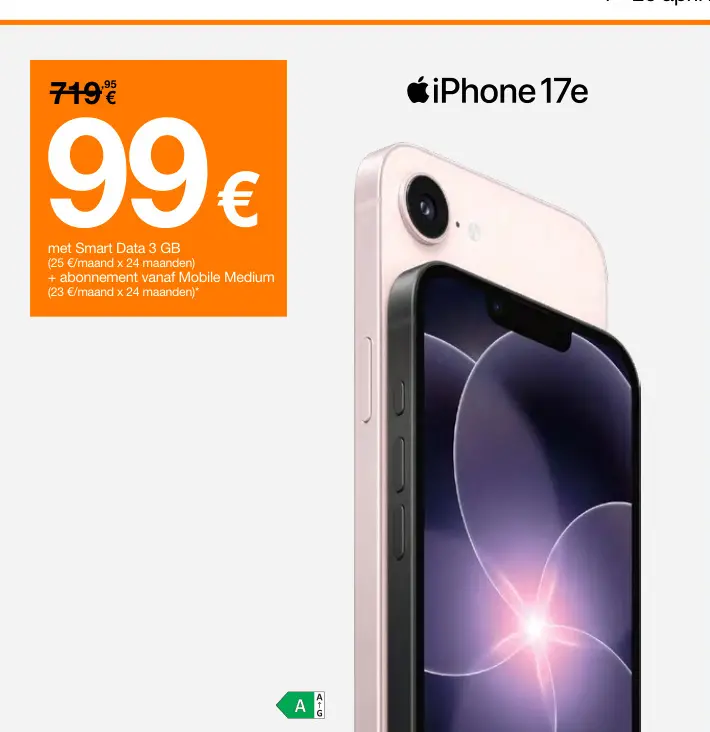 Promotie: iPhone 17e