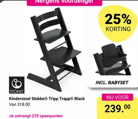 Aanbieding: Kinderstoel Stokke® Tripp Trapp® Black