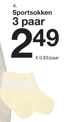 Promotie: sportsokken