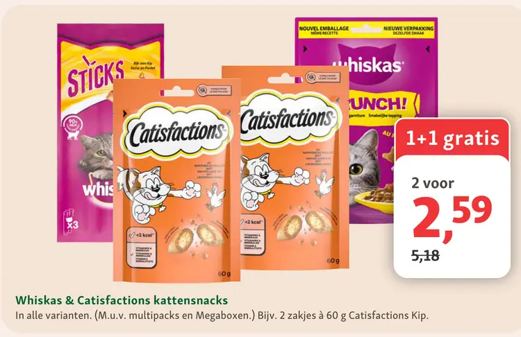 Aanbieding: kattensnacks