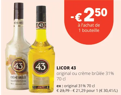Offre: Licor 43