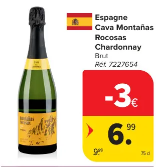Offre: Cava Montañas Rocosas Chardonnay Brut