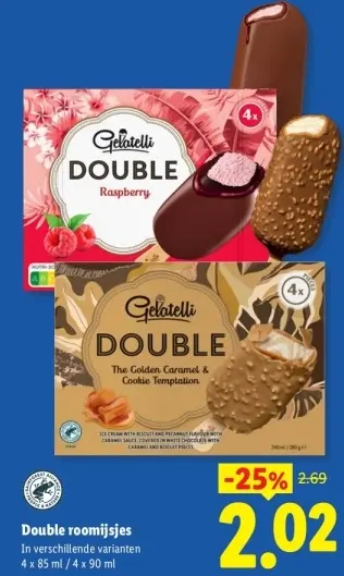 Aanbieding: Double roomijsjes
