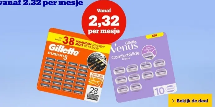 Aanbieding: Gillette Fusion 5 and Gillette Venus ComfortG