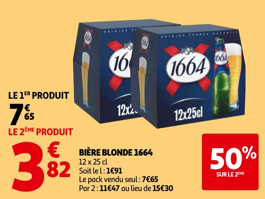 Offre: Bière blonde 1664