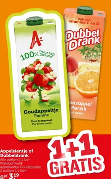 Aanbieding: Appelsientje of Dubbeldrank