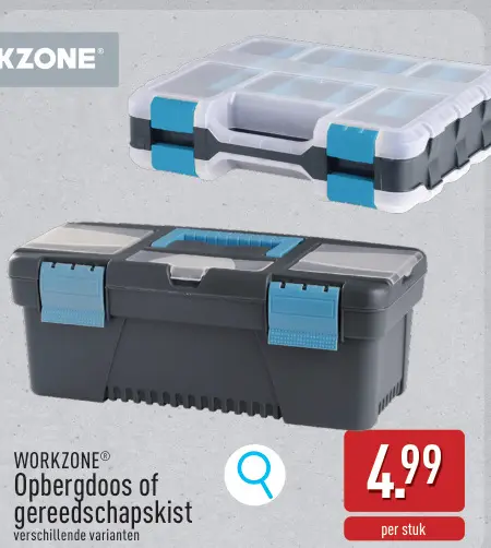 Promotie: Opbergdoos of gereedschapskist