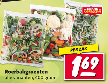 Aanbieding: Roerbakgroenten