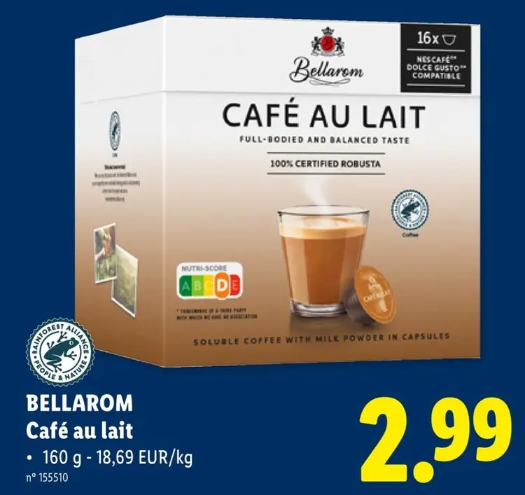 Offre: Café au lait