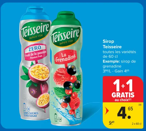 Offre: Sirop