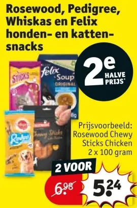 Aanbieding: Honden- en katten- snacks