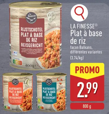 Offre: Plat à base de riz
