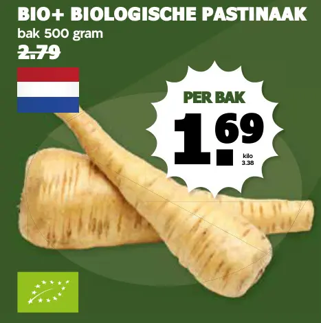 Aanbieding: Biologische pastinaak