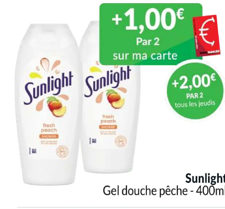 Offre: Gel douche pêche