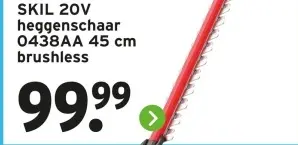 Aanbieding: SKIL 20V heggenschaar 0438aa 45 cm brushless