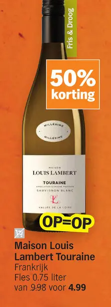 Promotie: Maison Louis Lambert Touraine