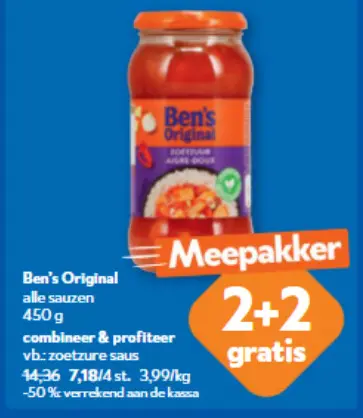 Promotie: alle sauzen