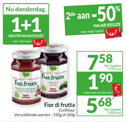 Promotie: Fior di frutta