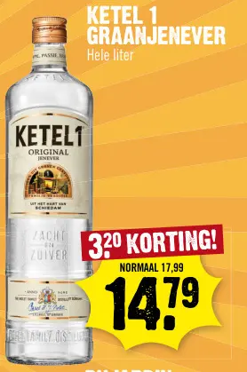 Aanbieding: Ketel 1 graanjenever