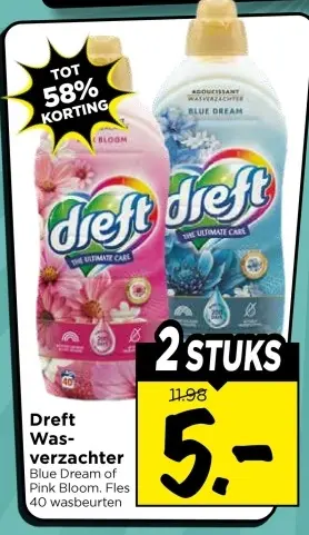 Aanbieding: Dreft Wasverzachter