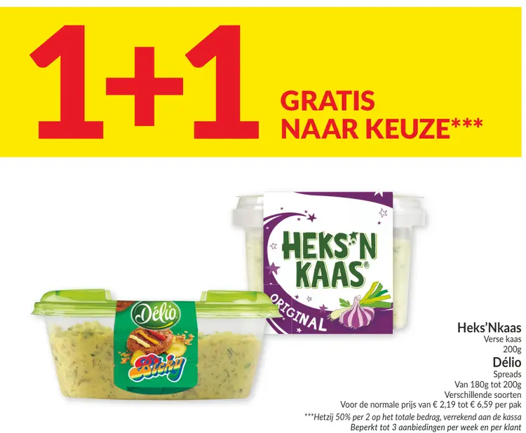 Promotie: Heks'Nkaas / Délio Spreads