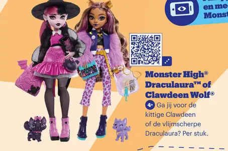Aanbieding: Draculaura™ of Clawdeen Wolf®
