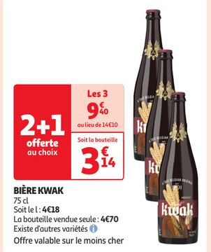 Aanbieding: BIÈRE KWAK