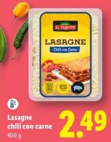 Aanbieding: Lasagne chili con carne