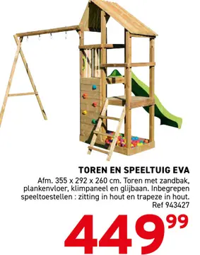 Aanbieding: Toren en speeltuig eva