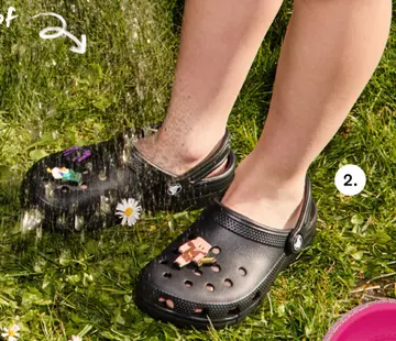 Aanbieding: Crocs Classic Clogs Slippers zwart Rubber