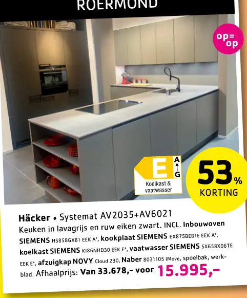 Promotie: Häcker Systemat AV2035+AV6021 Keuken