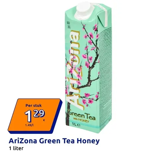 Aanbieding: AriZona Green Tea Honey