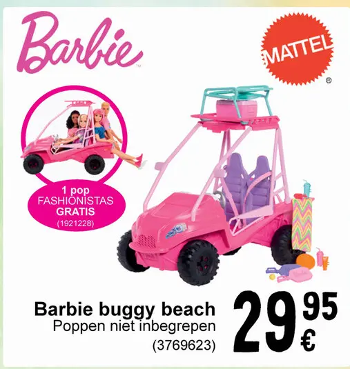 Aanbieding: Barbie buggy beach