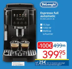 Promotie: Espresso full automatic