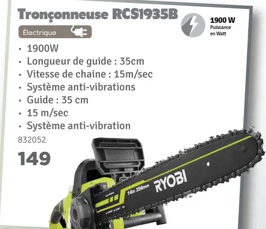 Offre: Tronçonneuse