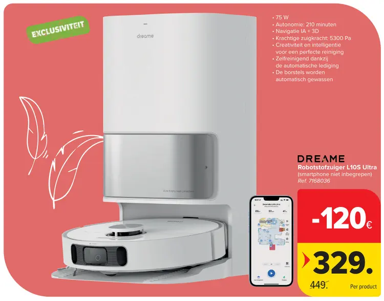 Promotie: Robotstofzuiger L10S Ultra