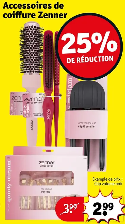 Offre: Accessoires de coiffure Zenner