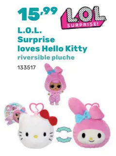 Promotie: L.O.L. Surprise loves Hello Kitty reversible 