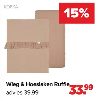 Promotie: Wieg & Hoeslaken Ruffle