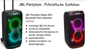 Aanbieding: JBL Partybox Stage 320 - Bluetooth Party Spea