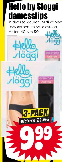 Aanbieding: damesslips
