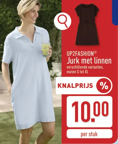 Promotie: Jurk met linnen